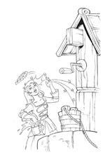 coloring page K3 de sprookjes